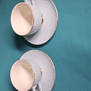 Pair of dainty espresso cups